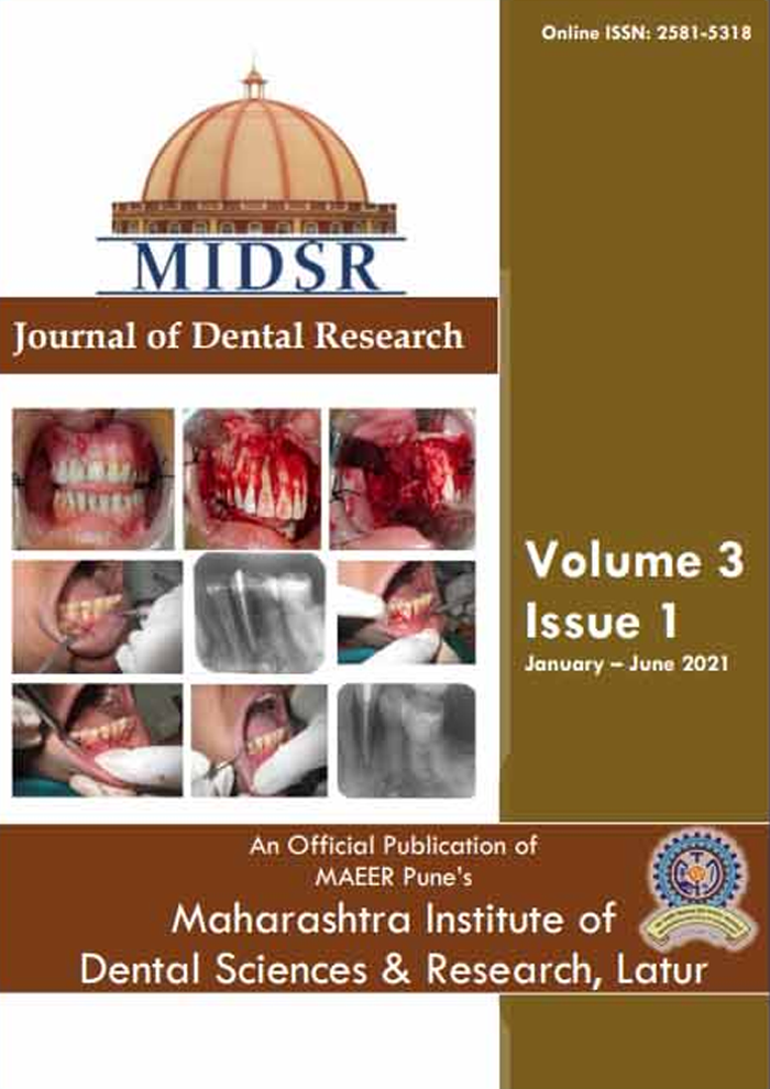 MIDSR Journal of Dental Research & Maharashtra Institute of Dental